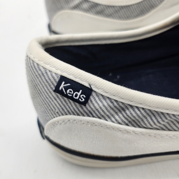 Keds Shoes Womens 7.5 Grace WF55281 Comfort Sneakers Flats White Canvas Lace Up - Picture 8 of 14